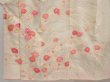 Photo5: 6629T13z740 Vintage Japanese Kimono Silk TSUKESAGE Chrysanthemum Off-white (5)