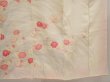 Photo7: 6629T13z740 Vintage Japanese Kimono Silk TSUKESAGE Chrysanthemum Off-white (7)