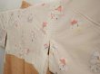 Photo7: 6630T03z500 Vintage Japanese Kimono Silk SHIBORI HAORI  Orange-Brown (7)