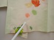 Photo6: 6630T04z540 Vintage Japanese Kimono Silk HAORI Ivy Soft green (6)