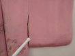 Photo6: 6630T06z560 Vintage Japanese Kimono Silk HAORI Flower Dull pink (6)