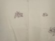 Photo3: 6630T08z570 Vintage Japanese Kimono Silk HAORI Flower Lily white (3)