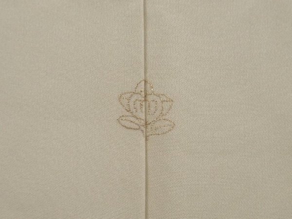 Photo5: 6630T08z570 Vintage Japanese Kimono Silk HAORI Flower Lily white (5)