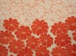 Photo3: 6630T09z560 Vintage Japanese Kimono Silk SHIBORI HAORI Flower Dull white (3)