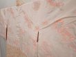 Photo7: 6630T09z560 Vintage Japanese Kimono Silk SHIBORI HAORI Flower Dull white (7)