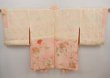 Photo6: 6630T11z570 Vintage Japanese Kimono Silk HAORI Flower Peach (6)