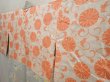 Photo7: 6630T12z710 Vintage Japanese Kimono Crepe Silk HAORI Flowers Gray (7)