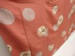 Photo3: 6630T13z640 Vintage Japanese Kimono Silk KOMON Flower Dark coral (3)