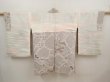 Photo8: 6701T01z790 Vintage Japanese Kimono Silk HAORI Chrysanthemum Light gray (8)