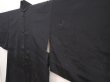Photo2: 6701T03z490 Vintage Japanese Kimono Silk HAORI Flower Black (2)