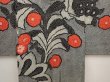 Photo3: 6701T04z640 Vintage Japanese Kimono Silk SHIBORI HAORI Flower Black (3)