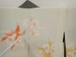 Photo8: 6701T04z640 Vintage Japanese Kimono Silk SHIBORI HAORI Flower Black (8)