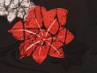Photo4: 6701T06z620 Vintage Japanese Kimono Silk HAORI Maple Black (4)