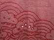 Photo3: 6701T07z430 Vintage Japanese Kimono Silk SHIBORI HAORI Pine Dark grape (3)