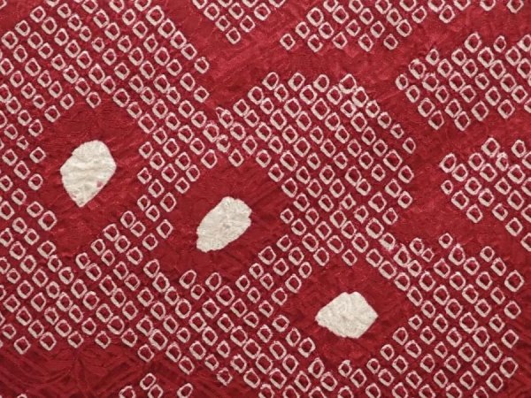 Photo4: 6701T07z430 Vintage Japanese Kimono Silk SHIBORI HAORI Pine Dark grape (4)