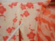 Photo8: 6701T09z490 Vintage Japanese Kimono Silk SHIBORI HAORI  Dark salmon (8)