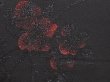 Photo4: 6701T12z510 Vintage Japanese Kimono Silk HAORI Flower Black (4)