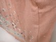 Photo4: 6701T14z1020  Japanese Kimono Silk Artist work TSUKESAGE Sakura Pink (4)