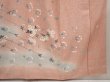Photo7: 6701T14z1020  Japanese Kimono Silk Artist work TSUKESAGE Sakura Pink (7)