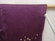 Photo6: 6702T04z520 Vintage Japanese Kimono Silk HAORI Flower Purple (6)