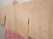 Photo7: 6702T05z440 Vintage Japanese Kimono Silk SHIBORI HAORI Flower Pink (7)