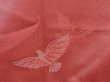 Photo4: 6702T03z600 Vintage Japanese Kimono Silk HAORI Bird Dull pink (4)
