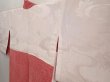 Photo7: 6702T02z590 Vintage Japanese Kimono Silk SHIBORI HAORI Flower Red-Pink (7)