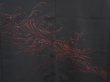 Photo3: 6702T03z560 Vintage Japanese Kimono Silk HAORI Wave Black (3)