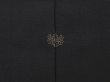 Photo5: 6702T03z560 Vintage Japanese Kimono Silk HAORI Wave Black (5)