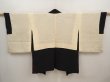 Photo8: 6702T03z560 Vintage Japanese Kimono Silk HAORI Wave Black (8)