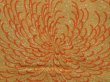 Photo4: 6703T01z610 Vintage Japanese Kimono Silk HAORI Chrysanthemum (4)