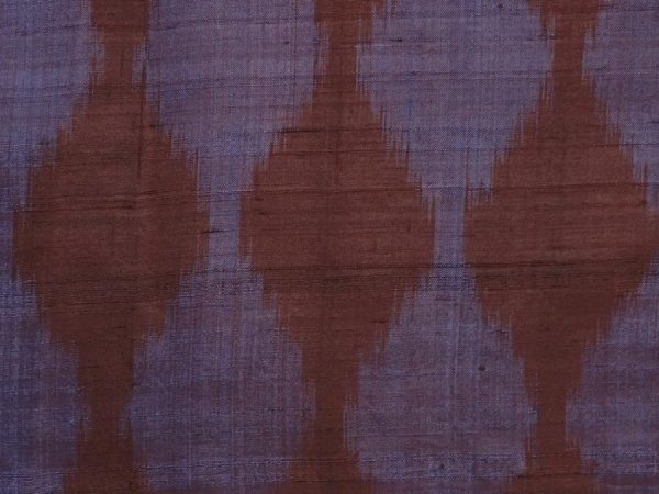 Photo4: 6703T03z450 Antique Japanese Kimono Silk HAORI Tatewaku Dark brown (4)