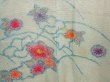 Photo3: 6703T06z560 Vintage Japanese Kimono Silk SHIBORI HAORI Flower Soft green (3)