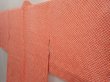 Photo2: 6703T08z450 Vintage Japanese Kimono Silk SHIBORI HAORI  Dark salmon (2)