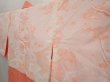 Photo7: 6703T08z450 Vintage Japanese Kimono Silk SHIBORI HAORI  Dark salmon (7)