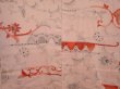 Photo3: 6703T09z590 Vintage Japanese Kimono Silk HAORI Flower Pink (3)