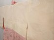Photo7: 6703T09z590 Vintage Japanese Kimono Silk HAORI Flower Pink (7)