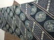 Photo2: 6703T12z480 Vintage Japanese Kimono Silk Men's HAORI  Brown-Gray (2)