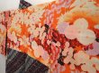 Photo7: 6704T01z440 Antique Japanese Kimono Silk HAORI Wisteria Grape (7)