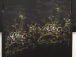Photo3: 6704T02z530 Vintage Japanese Kimono Silk HAORI Flower Black (3)