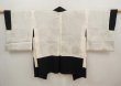 Photo7: 6704T02z530 Vintage Japanese Kimono Silk HAORI Flower Black (7)