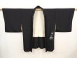 Photo5: 6704T06z590 Vintage Japanese Kimono Silk HAORI Bird Black (5)