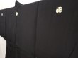 Photo6: 6704T13z540 Vintage Japanese Kimono Silk Men's HAORI Daruma Black (6)