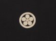 Photo7: 6704T13z540 Vintage Japanese Kimono Silk Men's HAORI Daruma Black (7)