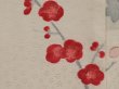 Photo4: 6708T03z580 Vintage Japanese Kimono Silk HAORI Plum blossom Off-white (4)
