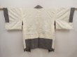 Photo6: 6708T05z490 Vintage Japanese Kimono Silk SHIBORI HAORI Flower Black (6)