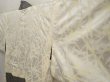 Photo7: 6708T05z490 Vintage Japanese Kimono Silk SHIBORI HAORI Flower Black (7)