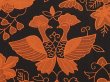 Photo5: 6708T06z530 Vintage Japanese Kimono Silk HAORI Bird Black (5)