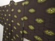 Photo2: 6708T08z570 Vintage Japanese Kimono Silk HAORI  Green-Gray (2)