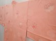 Photo2: 6708T10z540 Vintage Japanese Kimono Silk HAORI Flowers Pink (2)